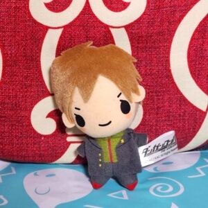 Danganronpa Makoto Mini Plush Doll Strap Furyu Taito Sega Round One Round1